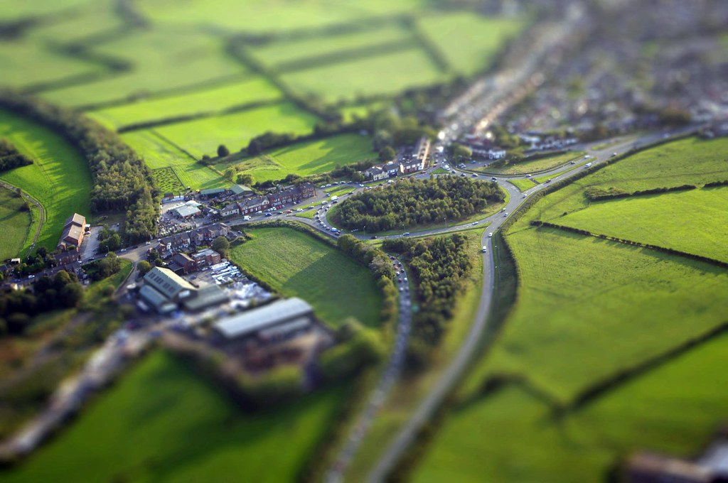 Aerial view of Westhoughton