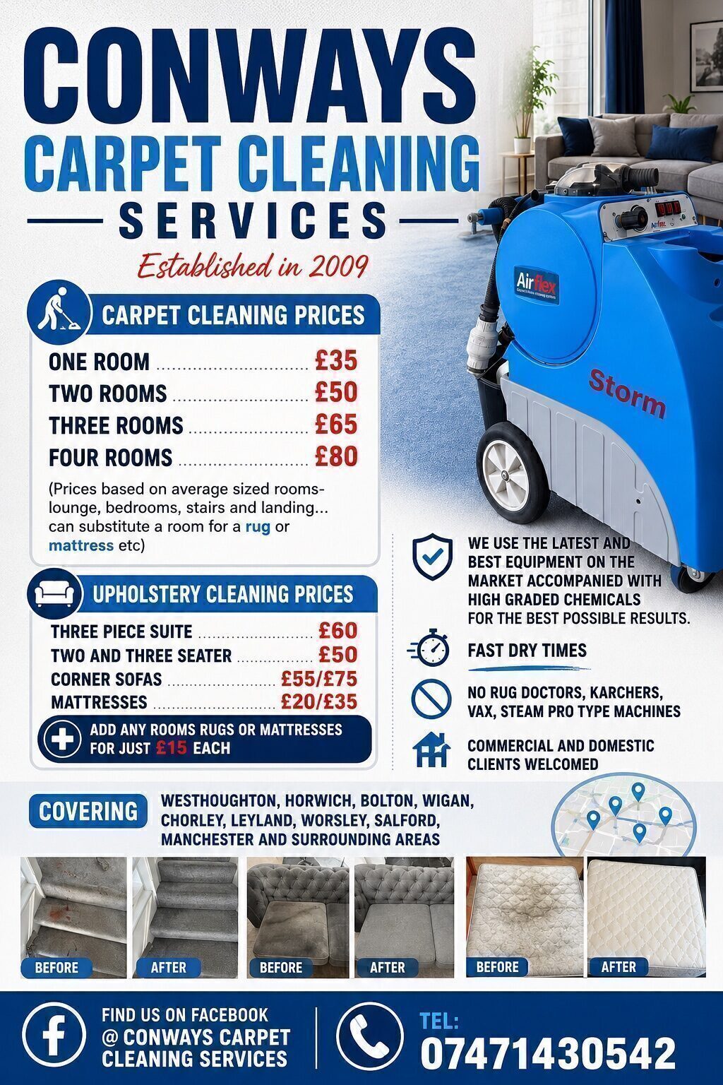 Conways Carpet Cleaning Services