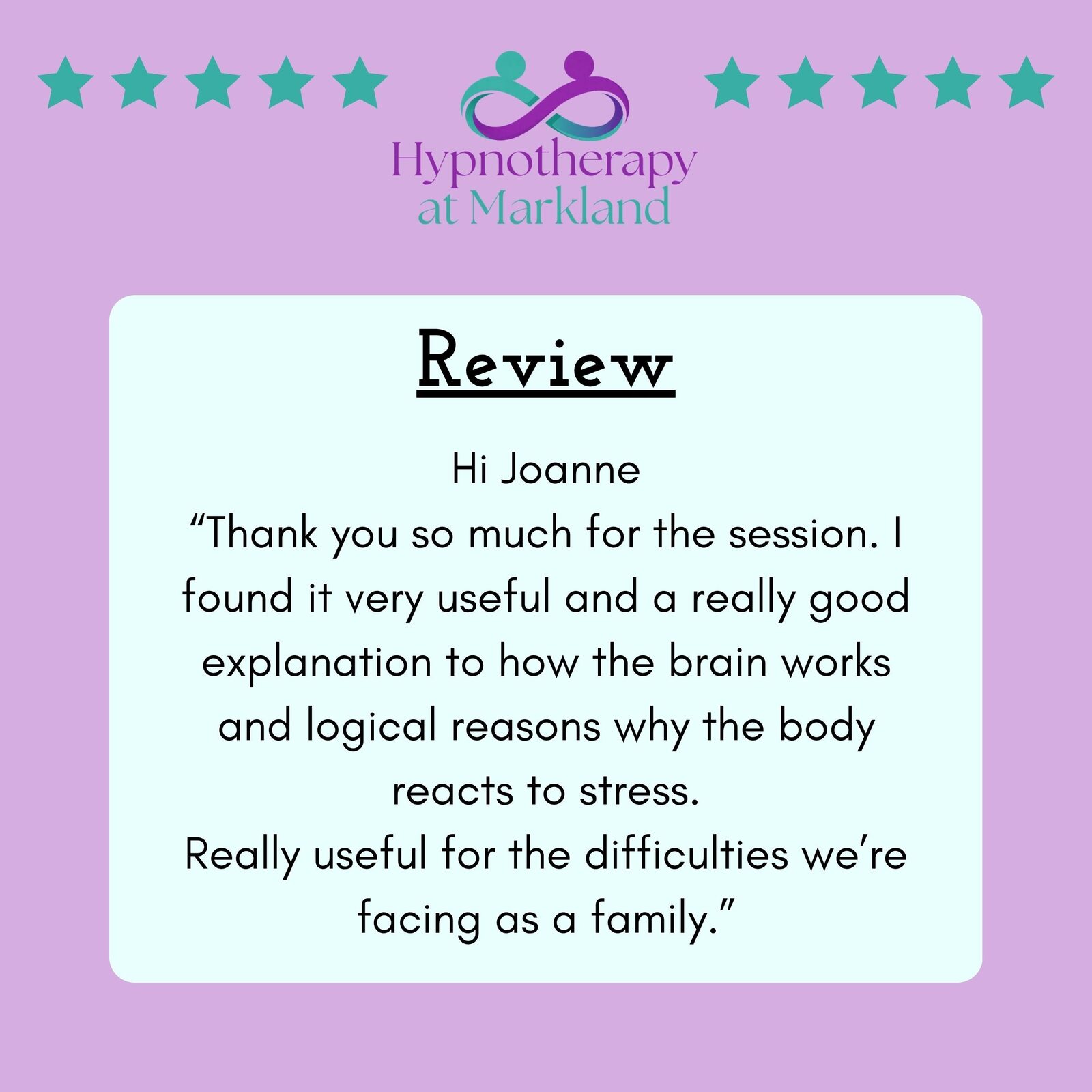 Hypnotherapy at Markland