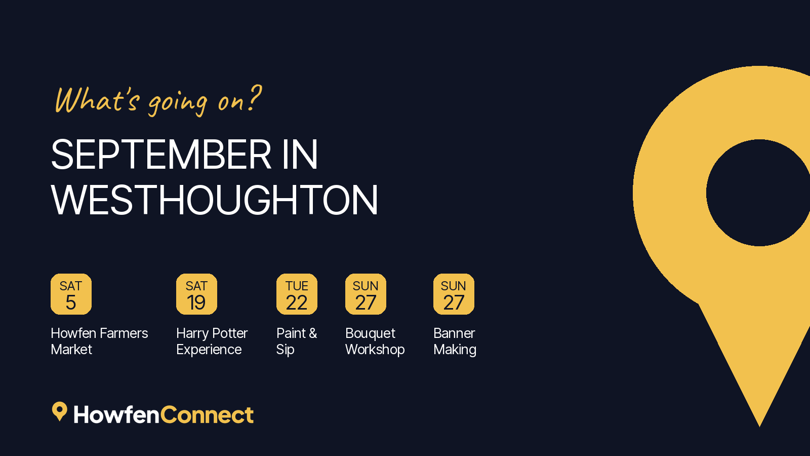 What's on in September